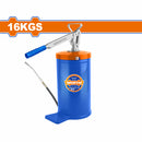 Bomba de grasa Aceite Manual 16Kg. Presión:3000psi. Long de manguera: 1500m. Fabricado en acero. Grasera