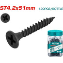 (Botella 120 Unidades) Tornillos Para Gypsum (Yeso).