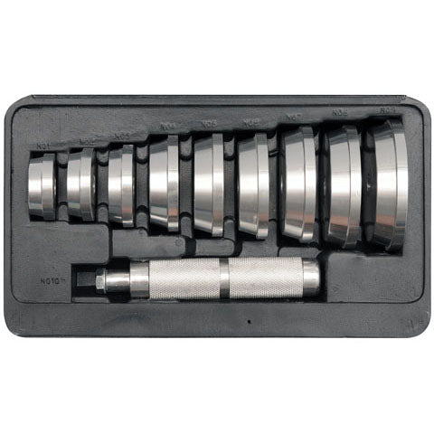 Juego De Herramientas Para Instalar Rodamientos Y Sellos. Conductor De Carrera De Rodamiento Y Sello. Set de 10 Piezas.