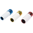 3 Pzas Dado De Impacto Largo Para Pared Delgada