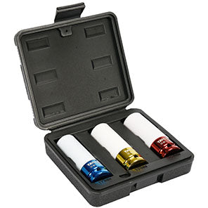 3 Pzas Dado De Impacto Largo Para Pared Delgada