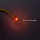 Extension exteriores 12/3 100 pies 125 Volt,  amarilla Heavy Duty