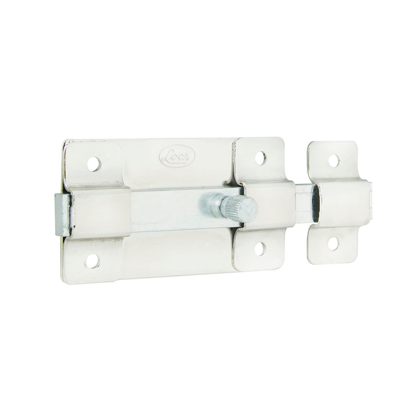 Picaporte pasador de sobreponer 5 cm níquel satinado Lock