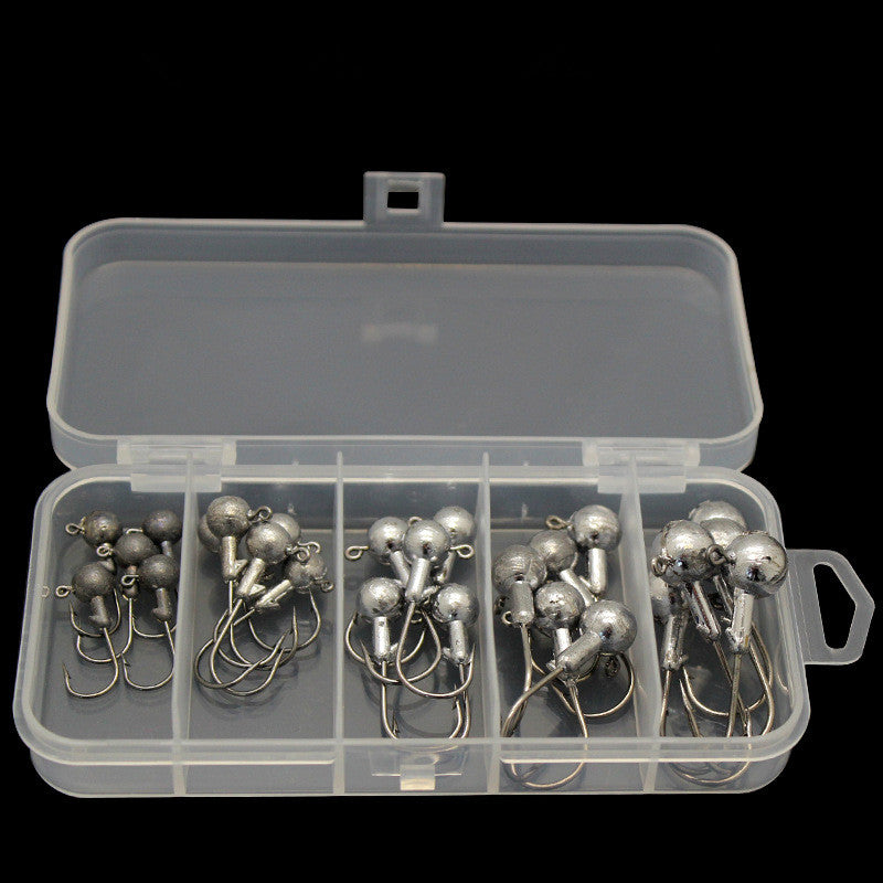 Anzuelo con plomo caja 25 Uds. 2.5g-10g