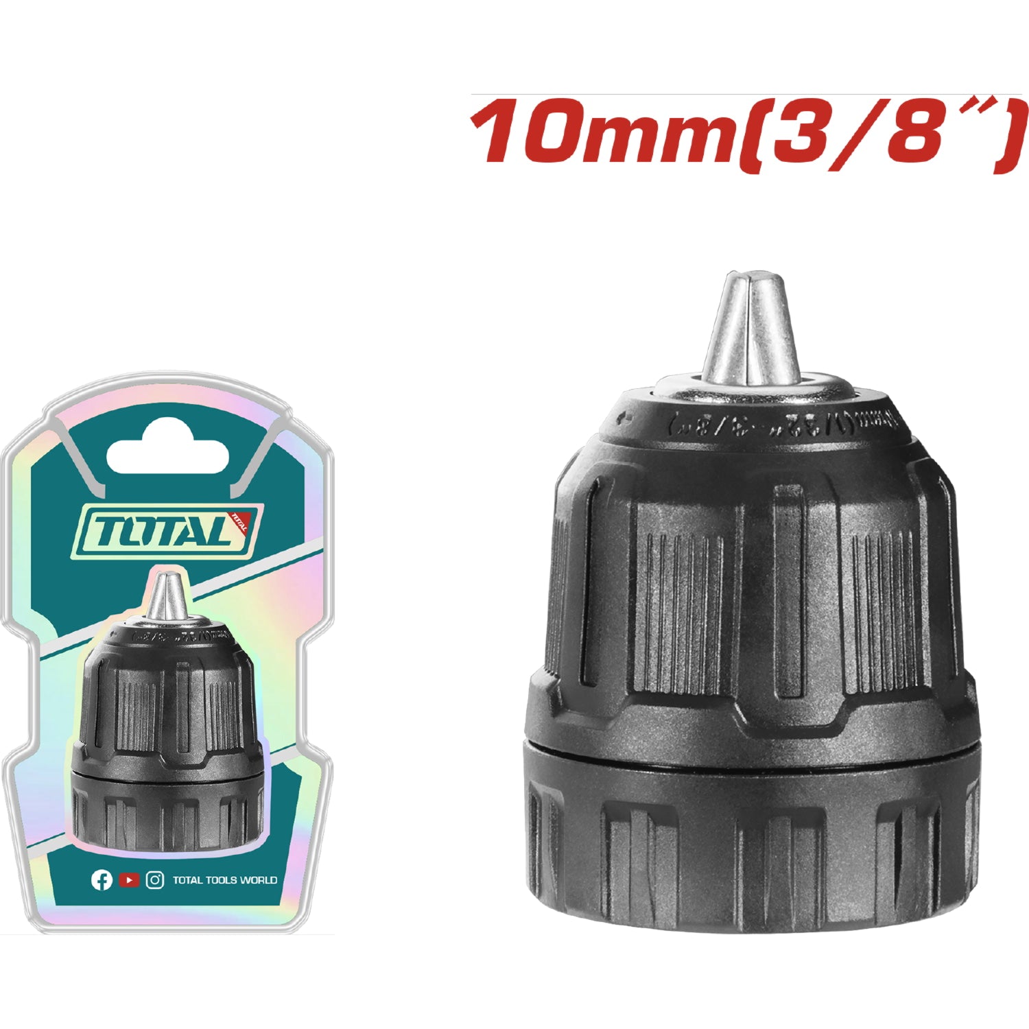 Reemplazo de Mandril sin llave de 0.8-10mm(1/32"-3/8")