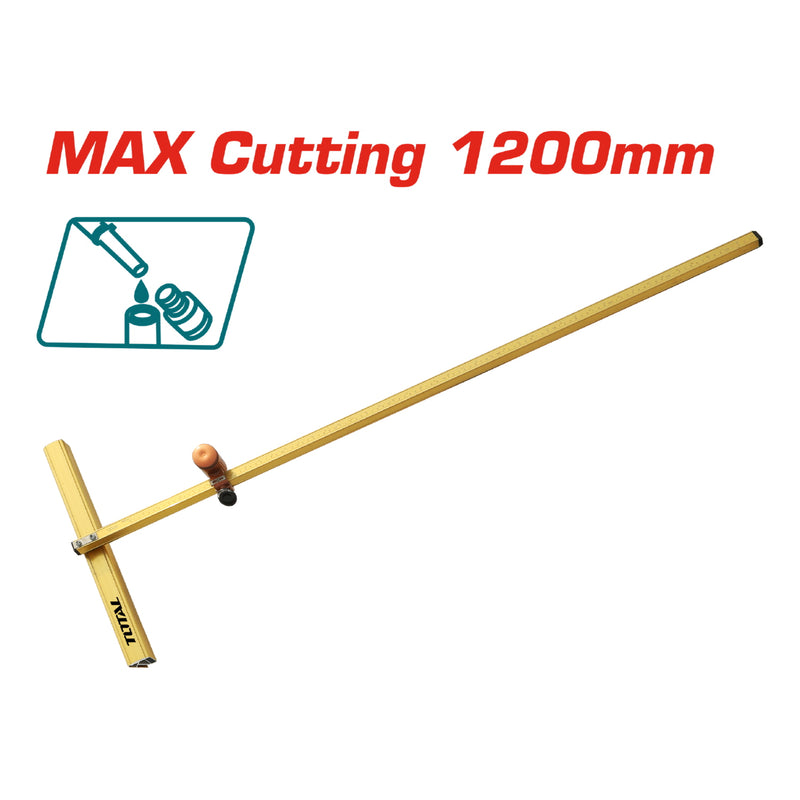 Cortador "T" para cortar vidrio 120*45cm.