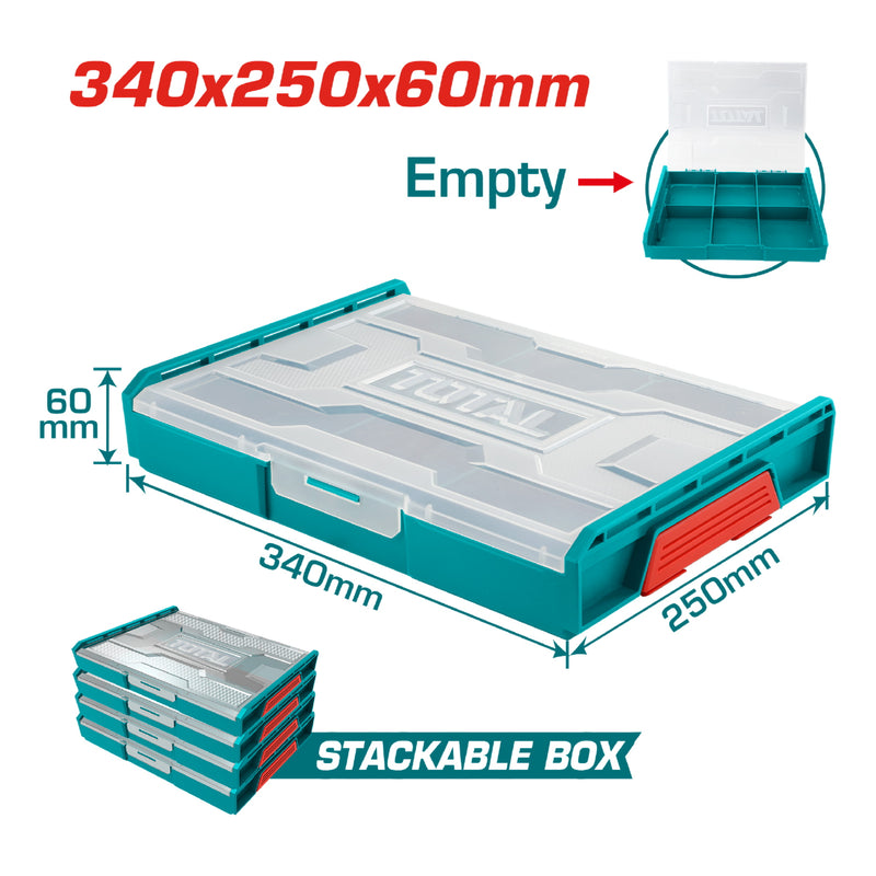 Caja de herramientas apilable organizador 340 *250 *60 mm