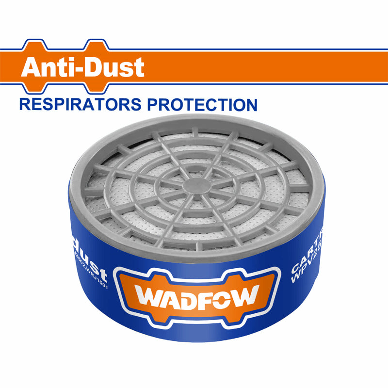 (1 pz) Cartucho para Respirador Anti polvo. Modelos: WRJ2502,WRJ1501. Gran efecto filtrante.
