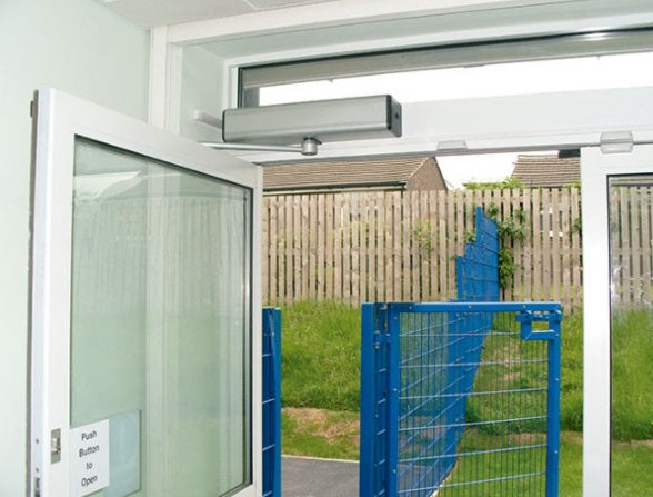 Puerta automática batiente motor de puerta abatible 110V