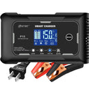 Cargador de batería inteligente de 15 amperios, de 12 V y 24V12 V/15 A