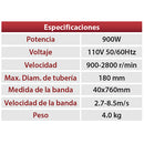Pulidora de banda para tubos redondos 110V 60 htz Velocidad variable para bandas de 40*760mm