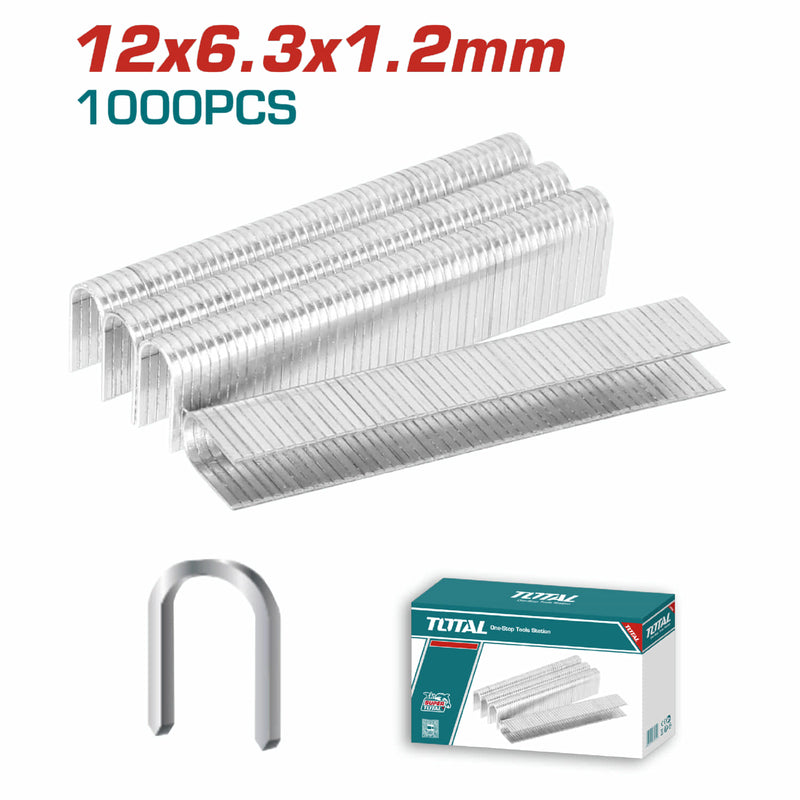 Grapas Longitud: 12mm, 1000pcs/caja de color para grapadora THT31143