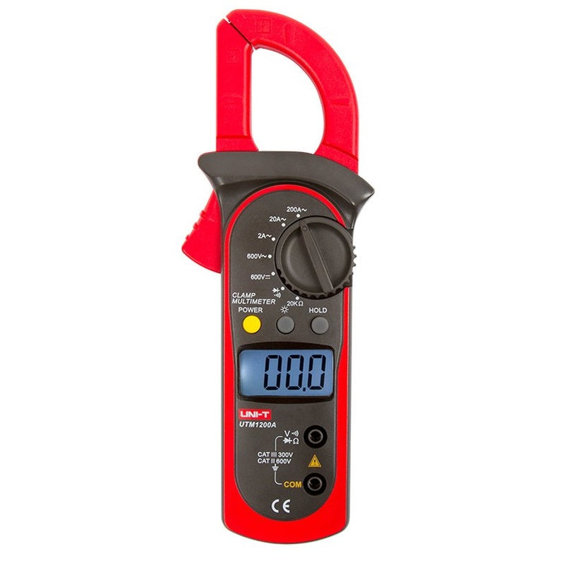 Medidor de abrazadera Pinza amperimétrica 600V 200A es una herramienta diseñada para medir voltaje