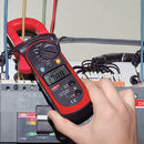 Medidor de abrazadera Pinza amperimétrica 600V 200A es una herramienta diseñada para medir voltaje