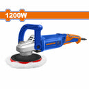 Pulidora de Felpa 1200W de 7". Veloc. 1500-3800rpm. Incluye Accesorios. Pulidor de carro