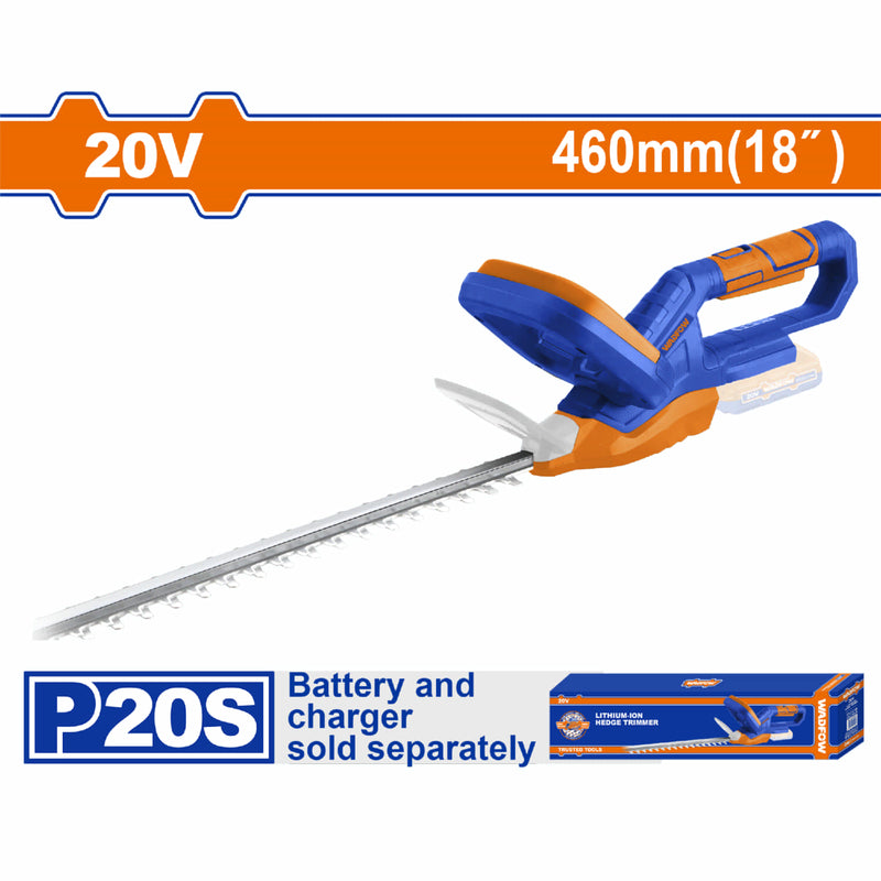 Cortasetos Podadora Inalámbrica 20V. Diámetro de corte:15mm. No trae batería ni cargador. Corta arbustos