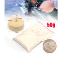 Óxido de Cerio blanco más rueda de fieltro para pulir, 50gr