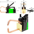 Soldadora de punto manual 110VOLT/60Hz. 7" de profundidad.