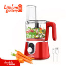 Procesador de alimentos inalámbrico 200W 1.25L Cargador tipo C 11.1V Cable USB tipo Samsung. Pica, rebana y corta.