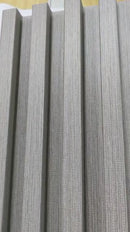 Lámina Acanalada Decorativa WPC Fabric Grey 24X160x2900 mm