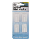 (4 unidades) Mini ganchos autoadhesivos para colgar