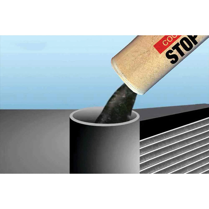 (1 pza) Sellador de fugas para Radiador y Sistemas de enfriamiento en automoviles, camiones