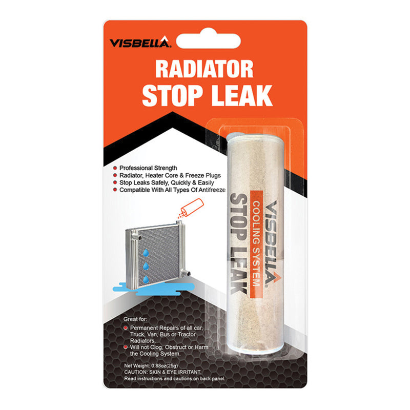 (1 pza) Sellador de fugas para Radiador y Sistemas de enfriamiento en automoviles, camiones