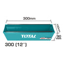 Cubeta de Plastico rectangular para drywall de 305 x 120 x 90 mm. Con limpiadores laterales de acero