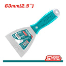 Espátula de 63mm (2.5”). Acero al Carbono con tratamiento térmico, pulido.