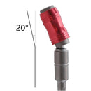 Destornillador porta puntas ajustable flexible para taladro. Vástago 1/4”