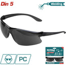 Lentes De Seguridad ( Para Soldar ). Material: PC. Tono: 10. Ligero, Comodo.