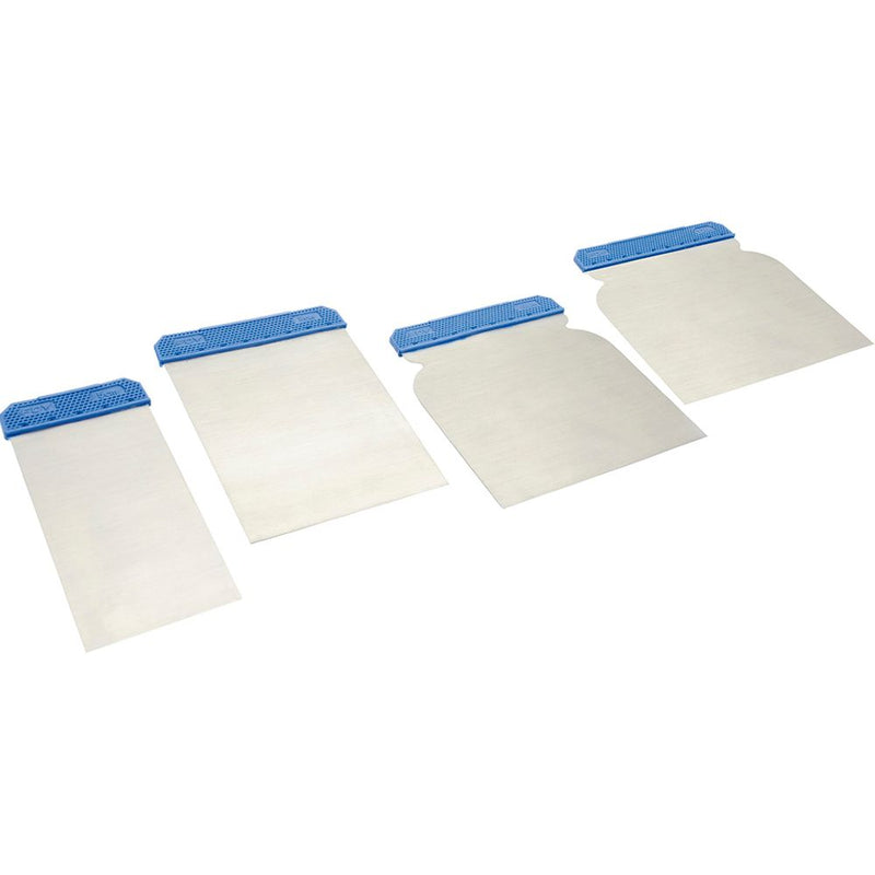 Jgo 4 cuñas p/raspar mgo plast Foy