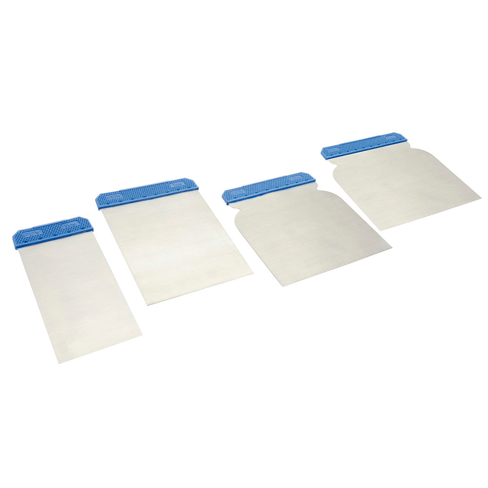 Jgo 4 cuñas p/raspar mgo plast Foy