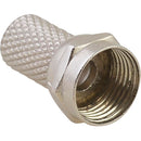 Conector de rosca tipo F para cable coaxial RG6 Surtek 4 pzas