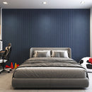 Lámina Acanalada Decorativa WPC Azul Gris 24X160x2900 mm