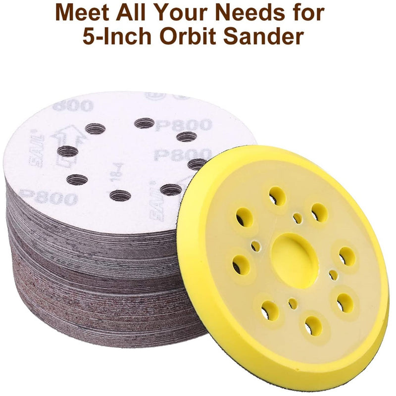 Almohadillas de lija para maquinas Lijadoras (Set de 70 pcs).