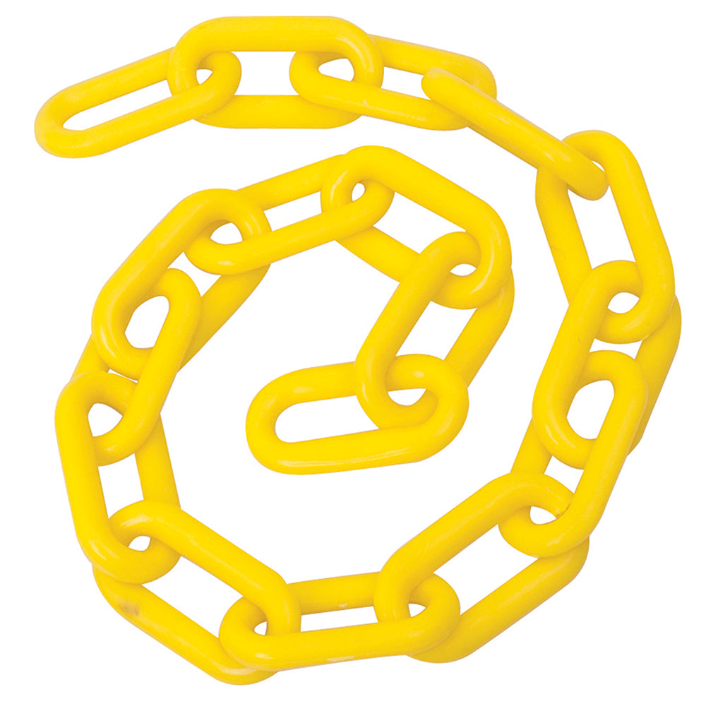 Cadena plástica 6 mm x 1/4" 25 mt 40 kg naranja Foy