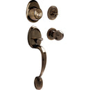 Cerradura de entrada Lock Gatillo galeana sencillo latón antiguo