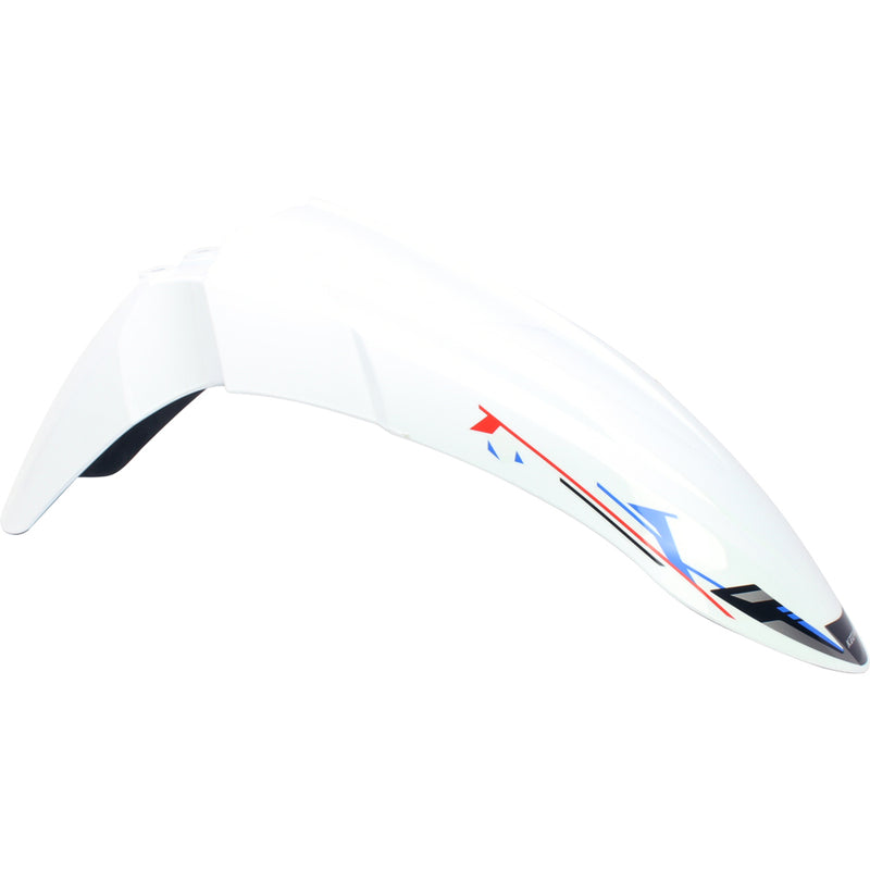 Guardabarros delantero blanco con calcomanias (TX200)