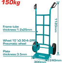 Carretilla Manual De Carga Para 150 Kg. Espesor De Los Tubos: 1.2 X 25 Mm. Alta Calidad