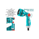 Pistola Boquilla para manguera de Agua 3/4" de plástico Ajustable a 3 vias.