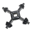 Llave universal para taladros de 4 vías, tamaños 1/2" 9/16" 5/8 " 11/16"