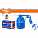 Pistola spray 750cc de aire Capacidad de Lavado: 0.75L. Tamaño de la boquilla: 185mm. Presión: 4 Bar.