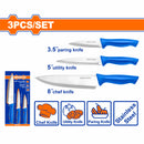 Cuchillos de Cocina de Acero Inoxidable 3 Piezas (8", 5", 3. 5") Se vende en Set. Cuchillos de Chef