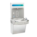 Fuente de agua de pared con llenador de botella. Bebedero