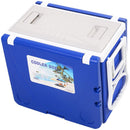 Termo Cooler con Mesa Picnic plegable de 28 Lts. y 2 sillas. (CHICA)  41.5" x 19.3" x 16.5".