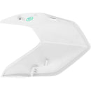 Placa de fijacion derecha del frontal blanca con calcomanias (RKG150)