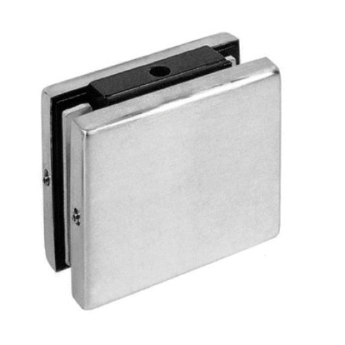 Conector sencillo vidrio muro para fachadas. Acabado Satinado. (se vende por unidad).