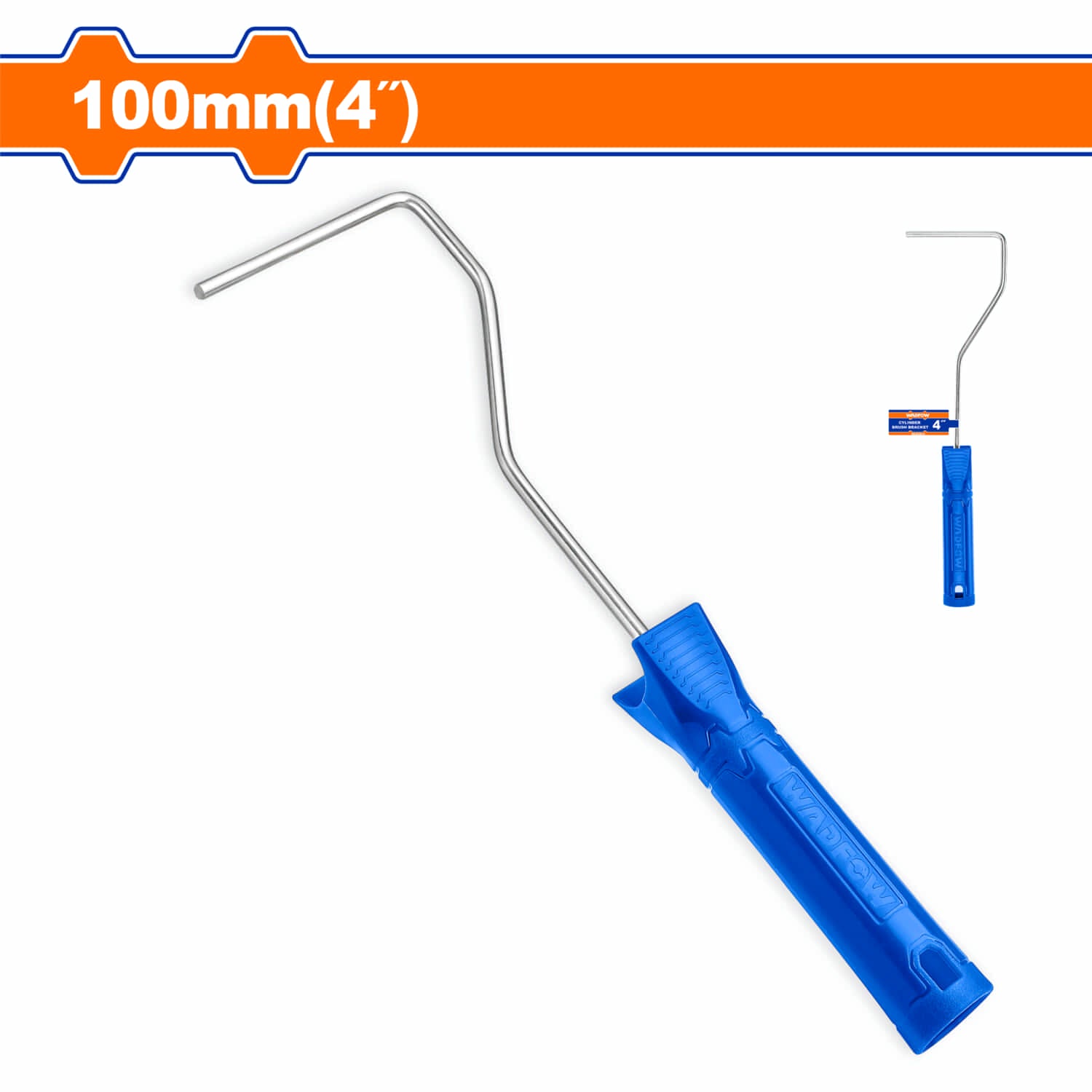 Mango para rodillo de pintar 4" Diámetro:6mm. Alambre de acero.