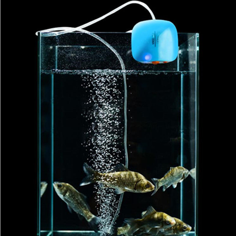 Bomba de aire USB portátil para peceras y carnada